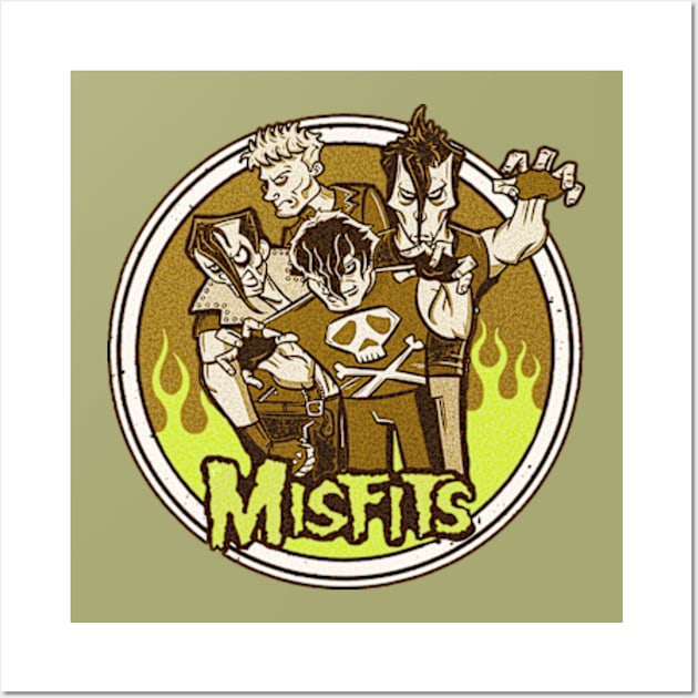 Misfits (Colour) Wall Art by CosmicAngerDesign